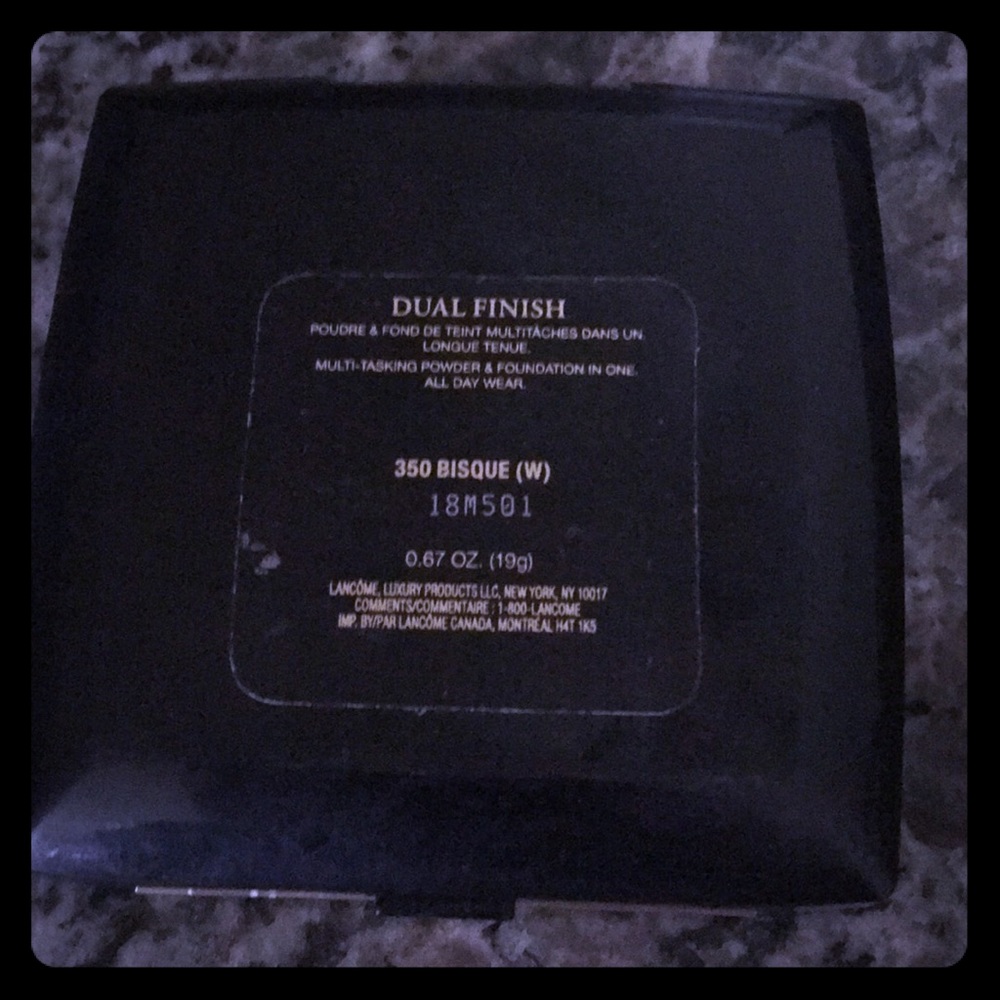 Lancôme dual finish powder 350 bisque w